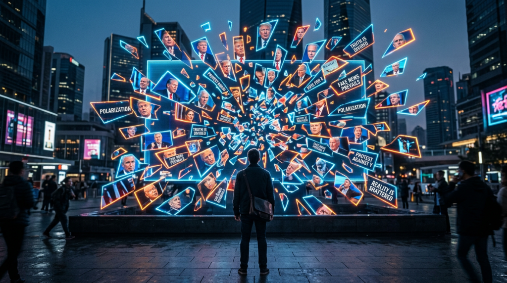 ai fractured reality banner