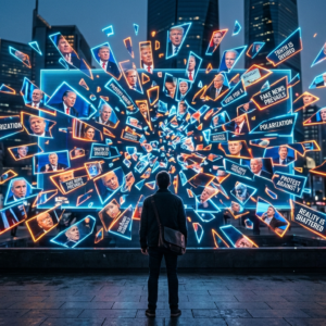 ai fractured reality banner