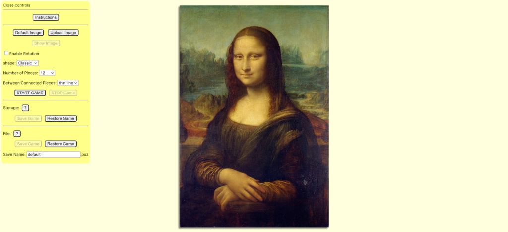 jigsaw puzzle screenshot